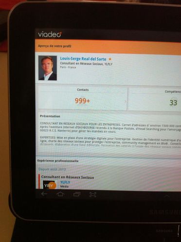 tablette viadeo